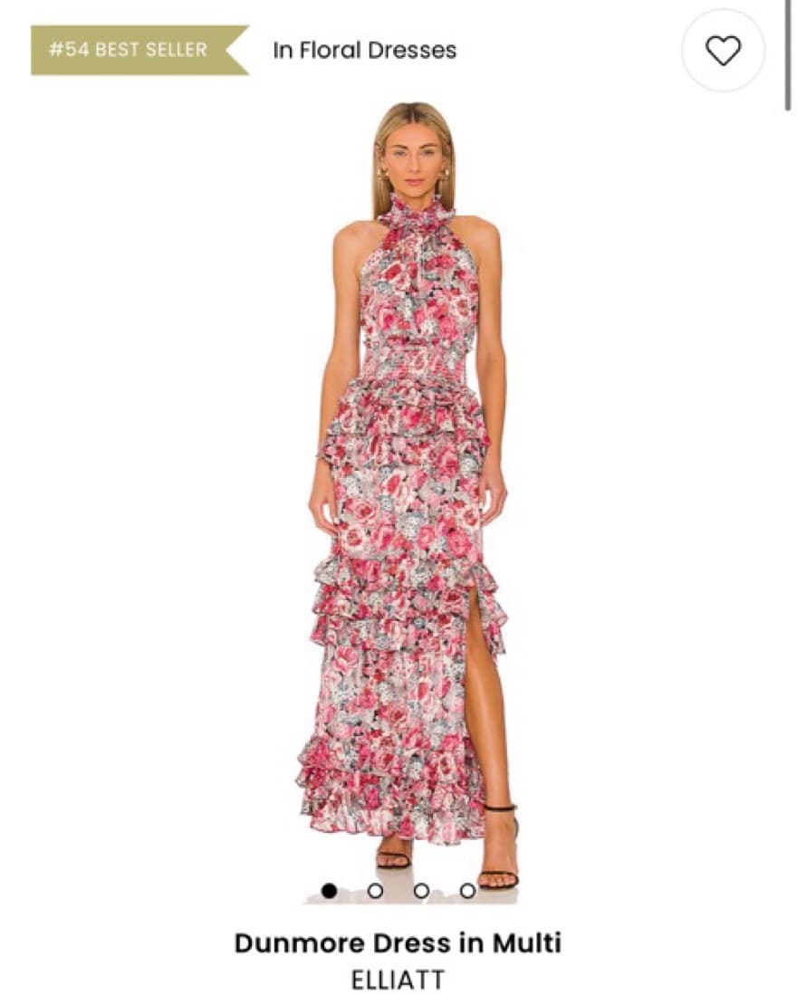 Elegant Floral Maxi Dress - Wedding Gues - Image 2