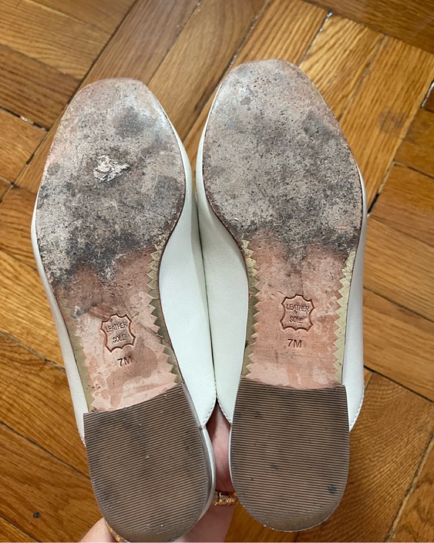 Tory Burch White Loafers - Image 3