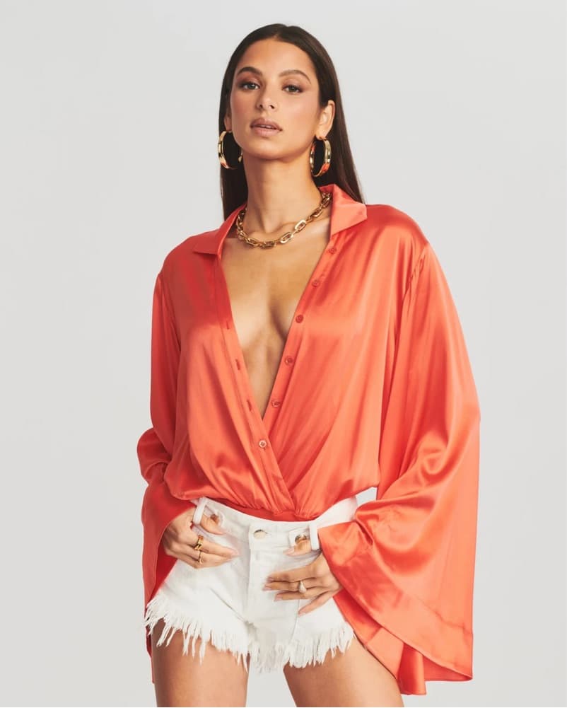 Retrofete Avalon Silk Bodysuit  - Image 1