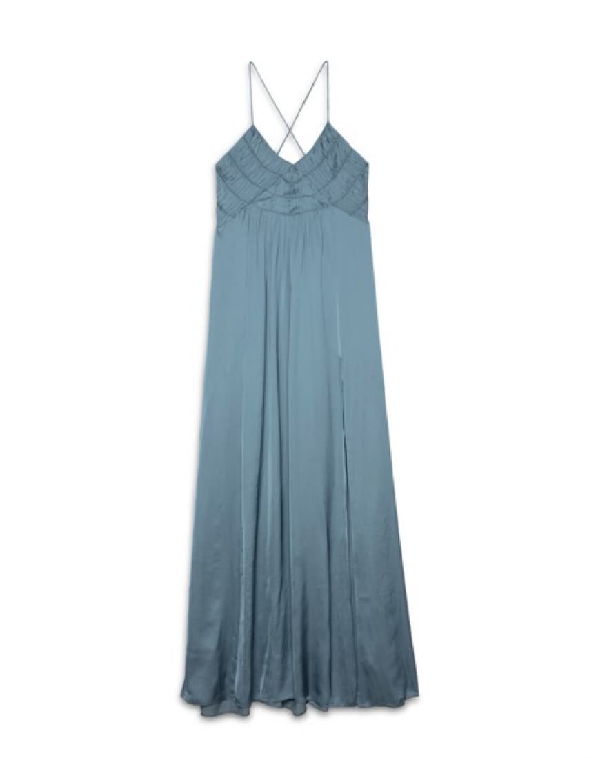 Rayonne Satin Maxi Dress - Image 3