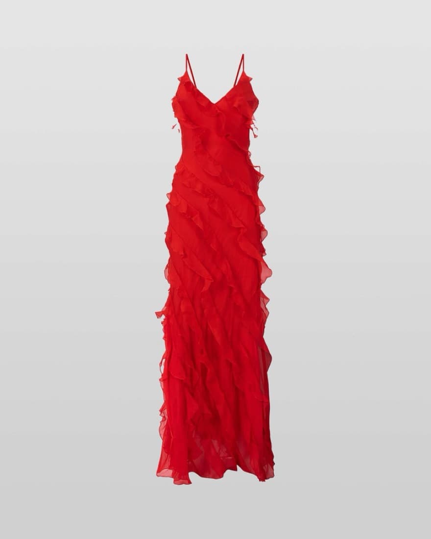 Rat And boa Red Cecilia Dress - S - Image 3