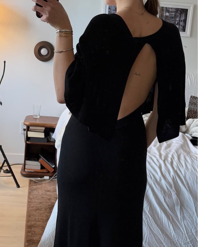 FRAME Flounce Dress - Image 4