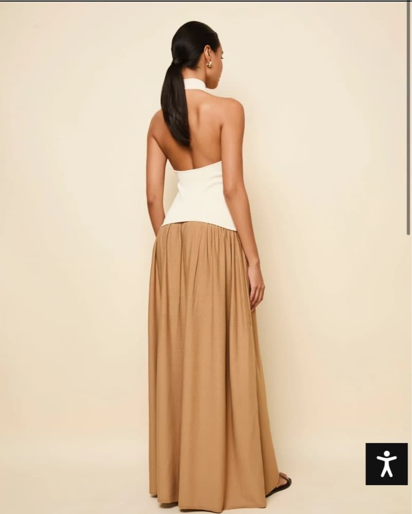 Solid & Striped halter Maxi Dress - Image 3