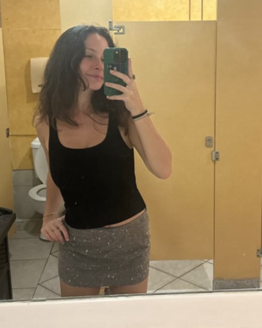 Sequin Micro Mini Skirt - Image 2