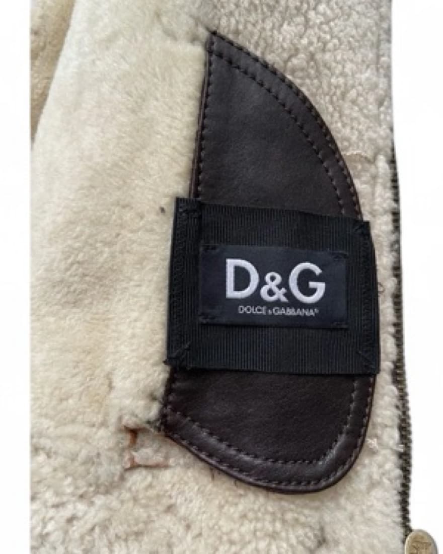 Dolce & Gabanna Shearling Aviator - Image 6