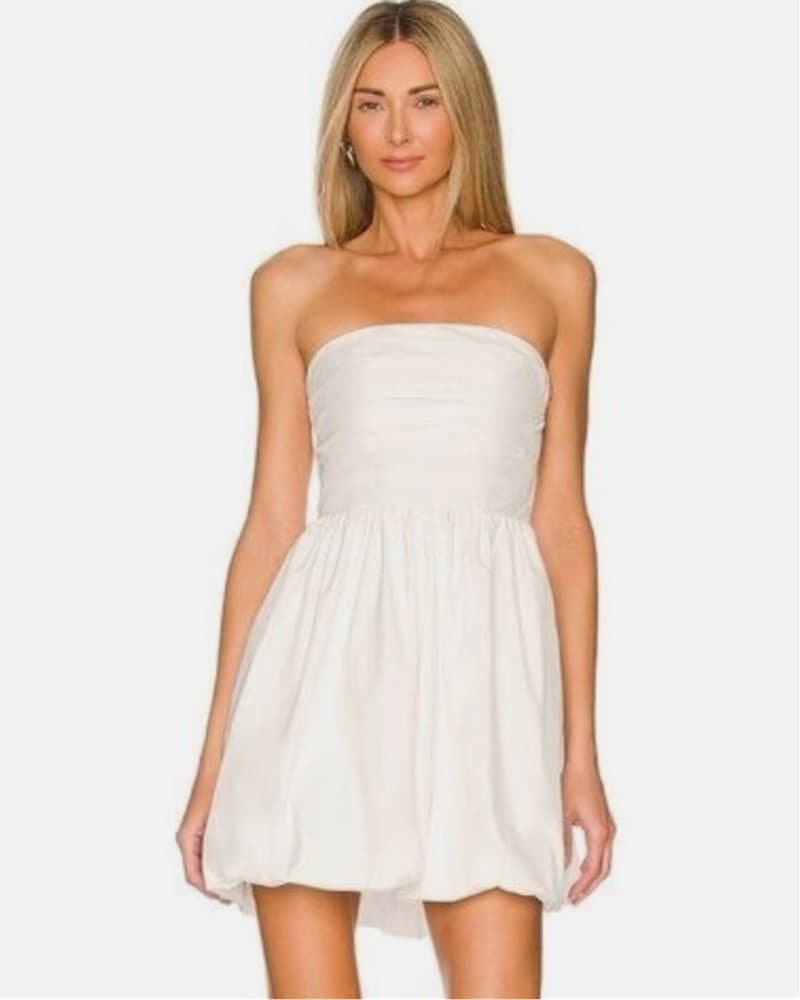 Amanda Uprichard Stassie White Dress - Image 1