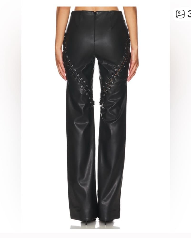 NBD TRISTA FAUX LEATHER PANTS - Image 3