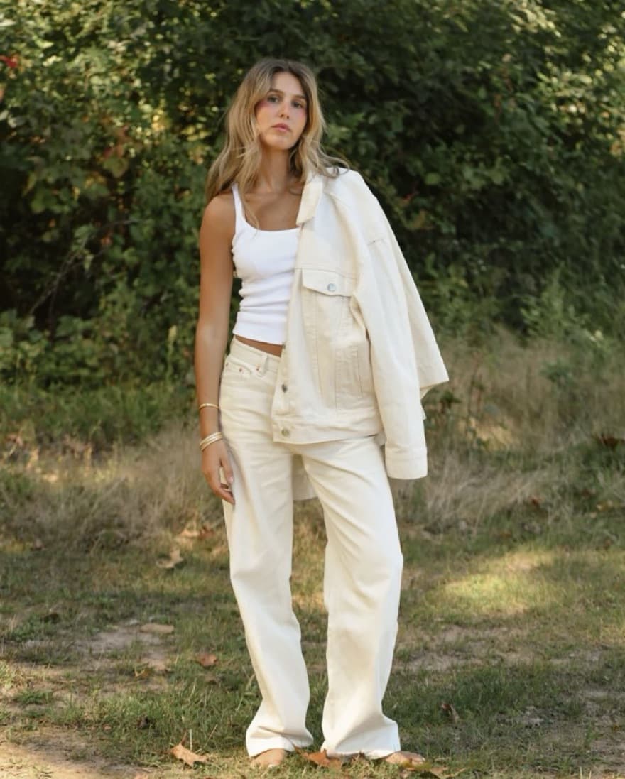Parke Cream Denim Set  - Image 2