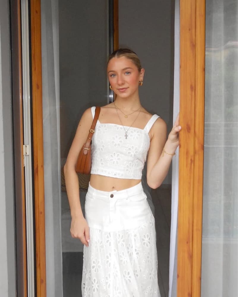 White Matching Set  - Image 2