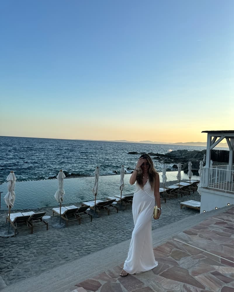 Helsa White Maxi Dress - Image 1