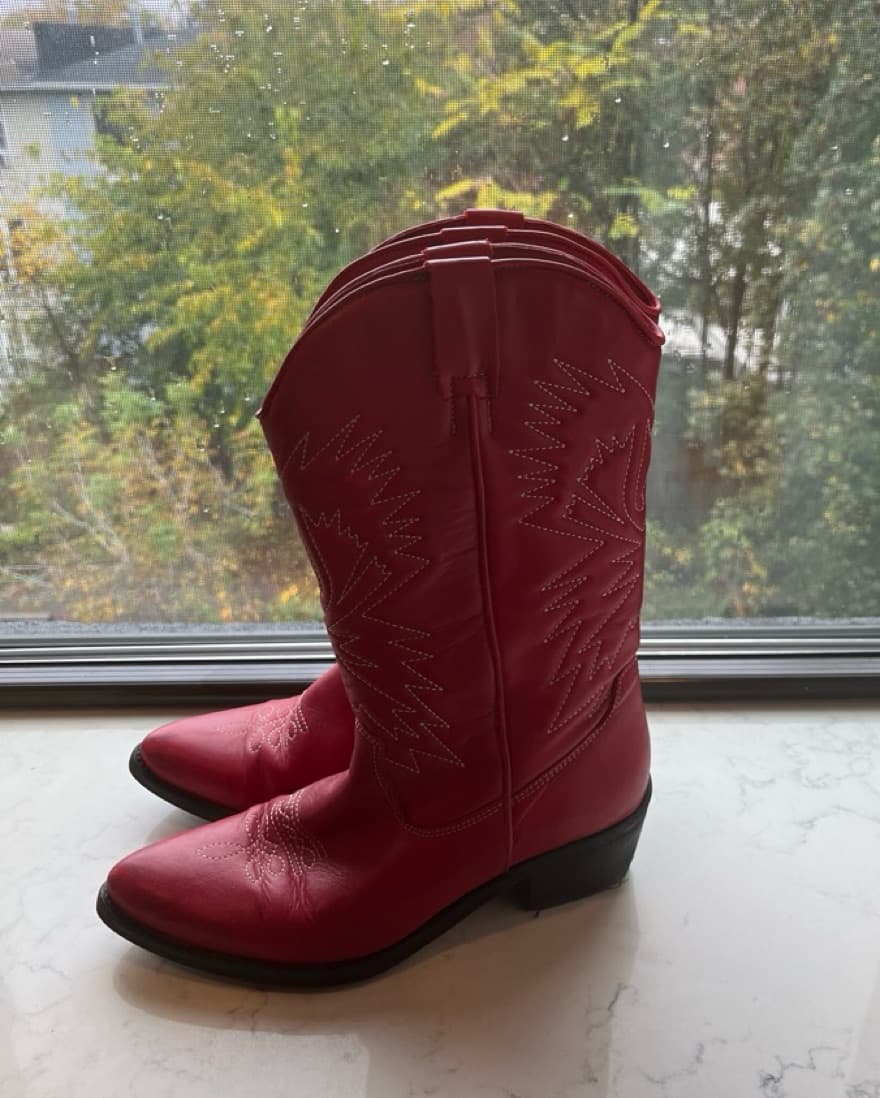 Red Cowboy boots - Image 4