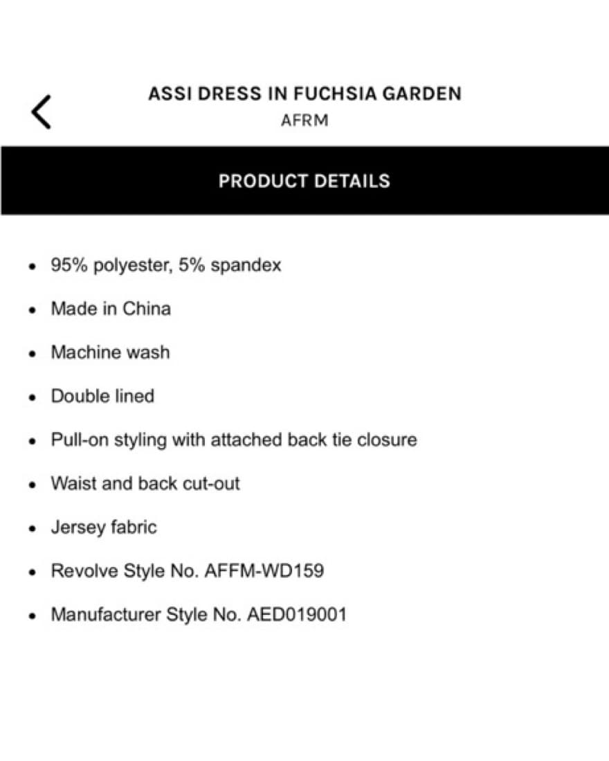 AFRM Assi Cutout Dress - Image 4