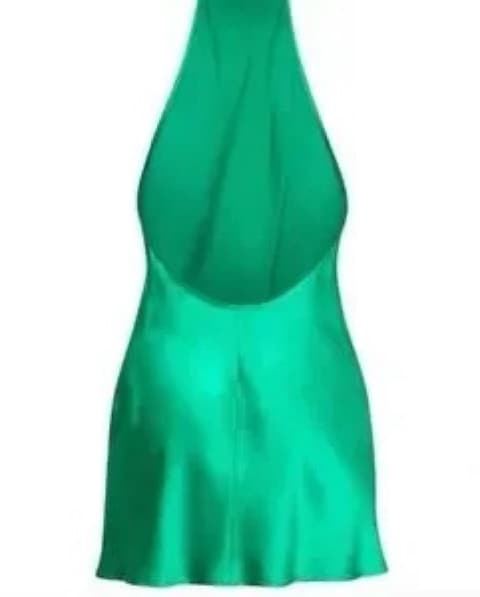 Green Silk Katayouns Dress - Image 3
