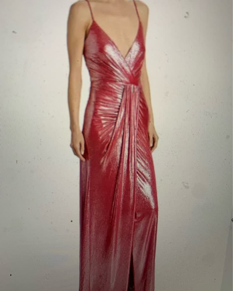 Ramy Brook Pink Lurex  Gown - Image 1