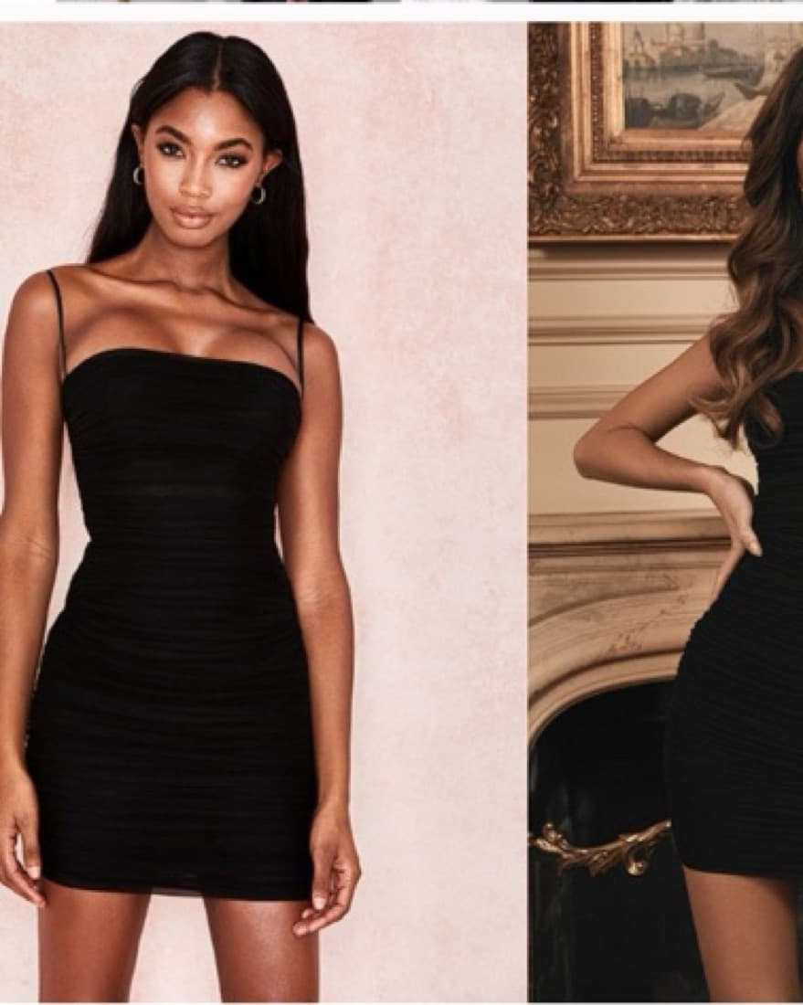 House Of CB Ella Dress In Black - Image 1