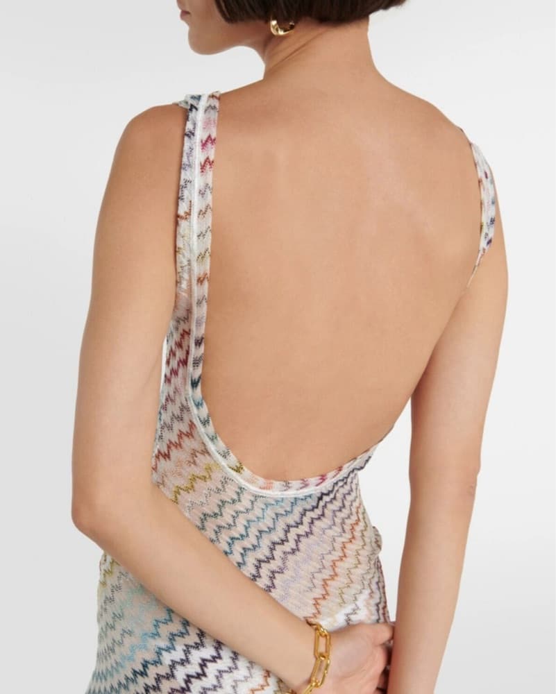Missoni Mare Rainbow Glitter Dress - Image 3
