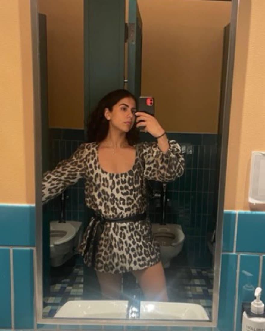 Ganni Leopard Dress - Image 1