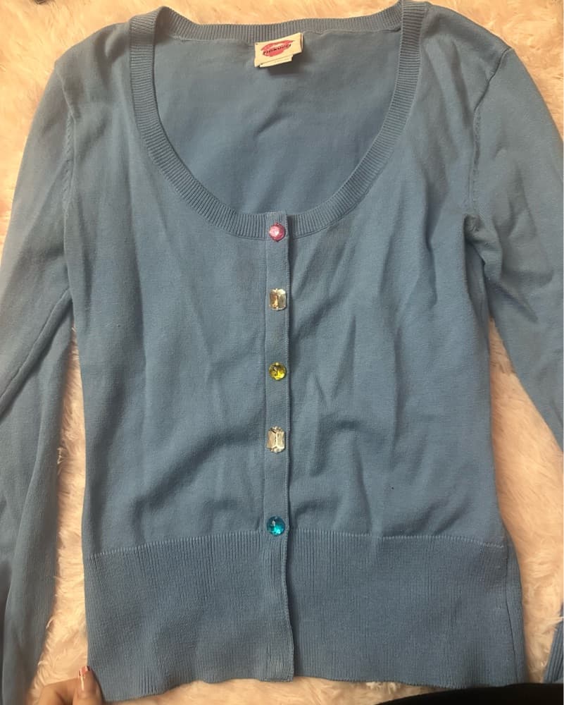 blue Fiorucci cardigan - Image 2