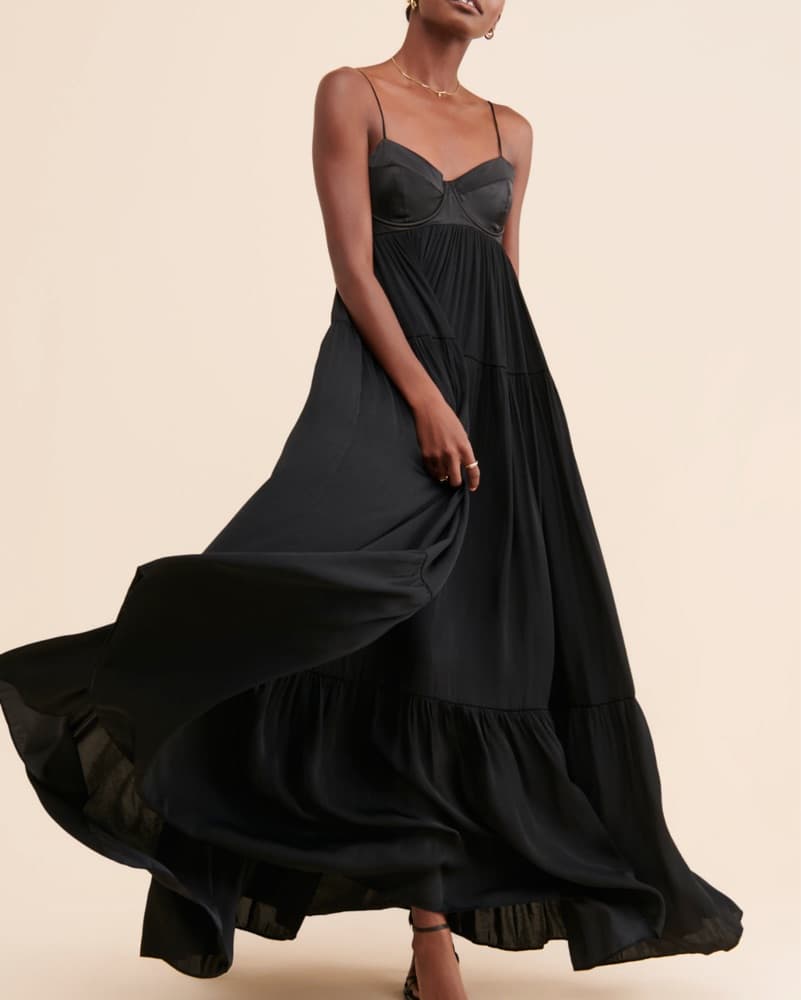 Black Formal Free People Dress - Image 1