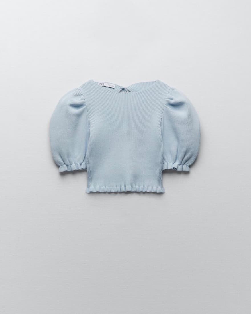 Blue Zara Top - Image 1