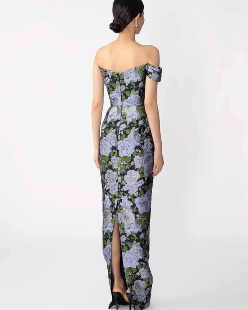 Sau Lee Jacquard Gown  - Image 2