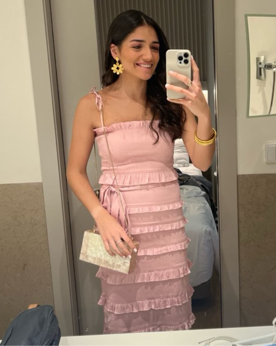 V chapman Pink Dress - Image 1