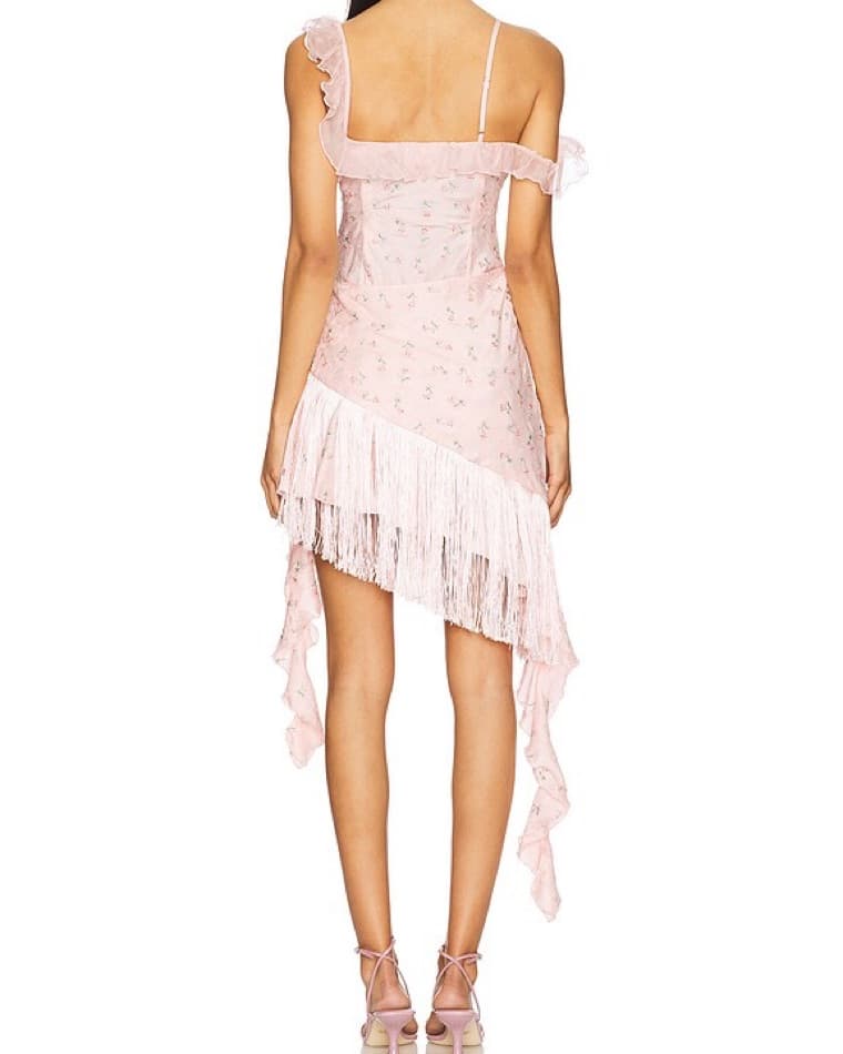 Raspberry Rose Mini Dress - Image 3