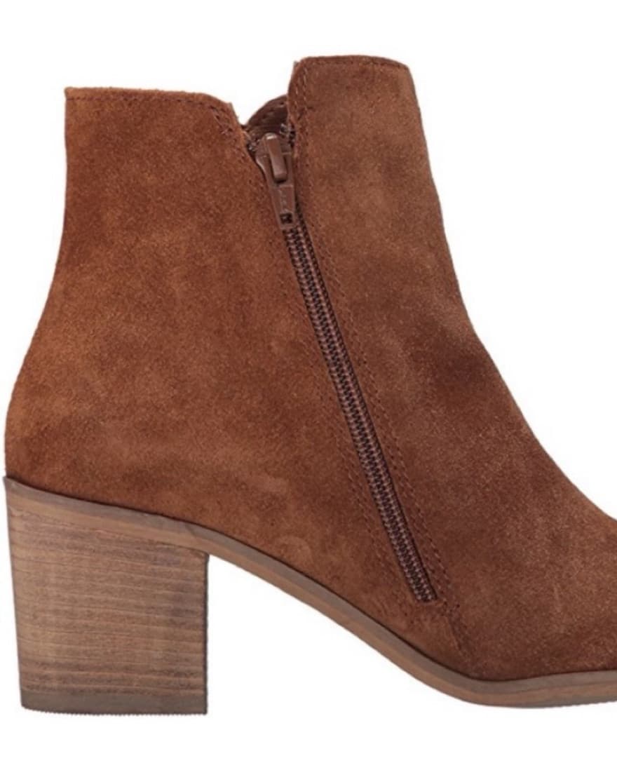 Real Suede Western  Fringe Boots  - Image 5