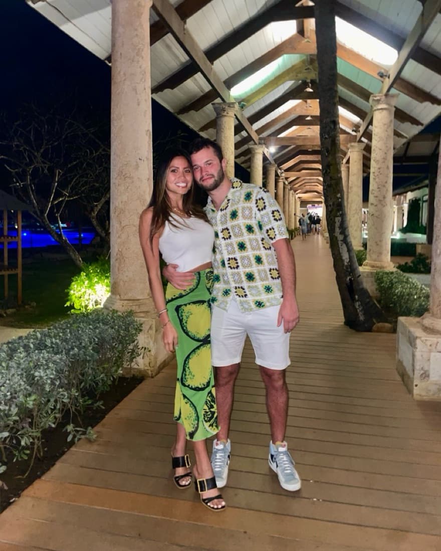 Lemon Print Green Midi Skirt - Image 4