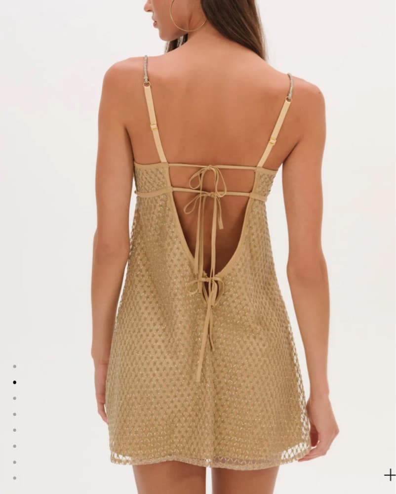 For Love & Lemons Gold Shimmer Mini - Image 2