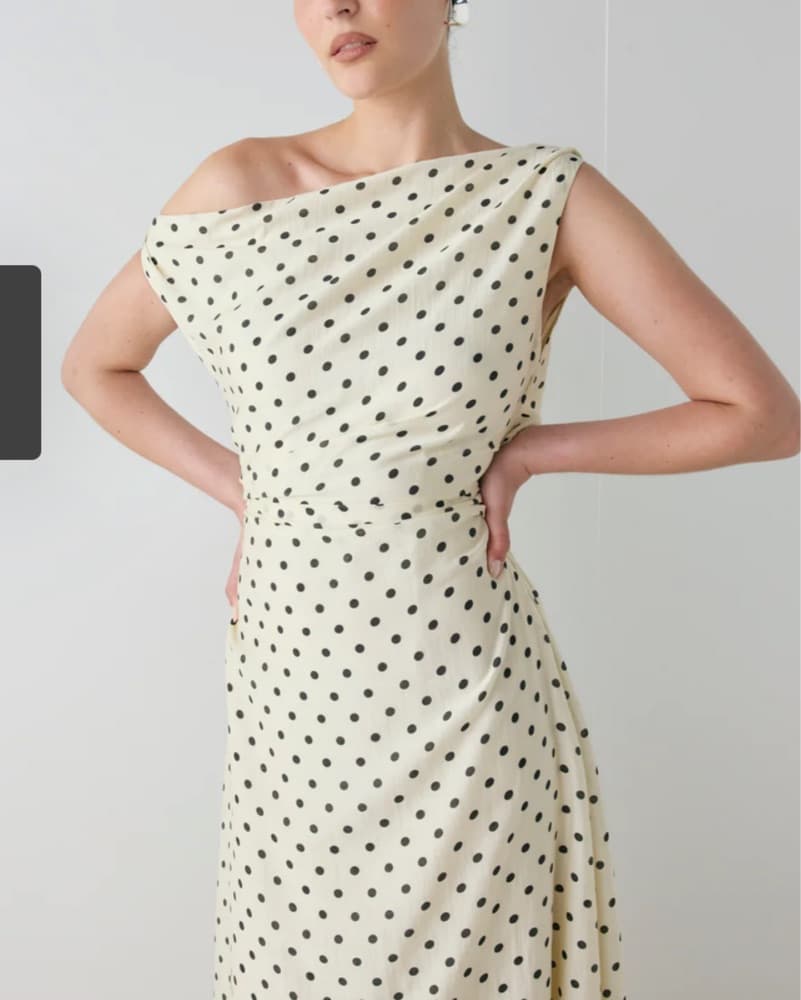 Vrg Grl Polka Dot Maxi Dress - Image 1