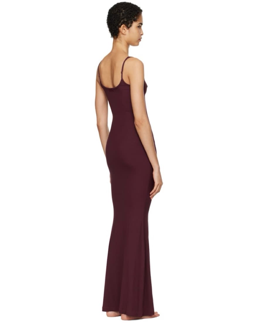 Skims Bordeaux Maxi Dress - Image 2
