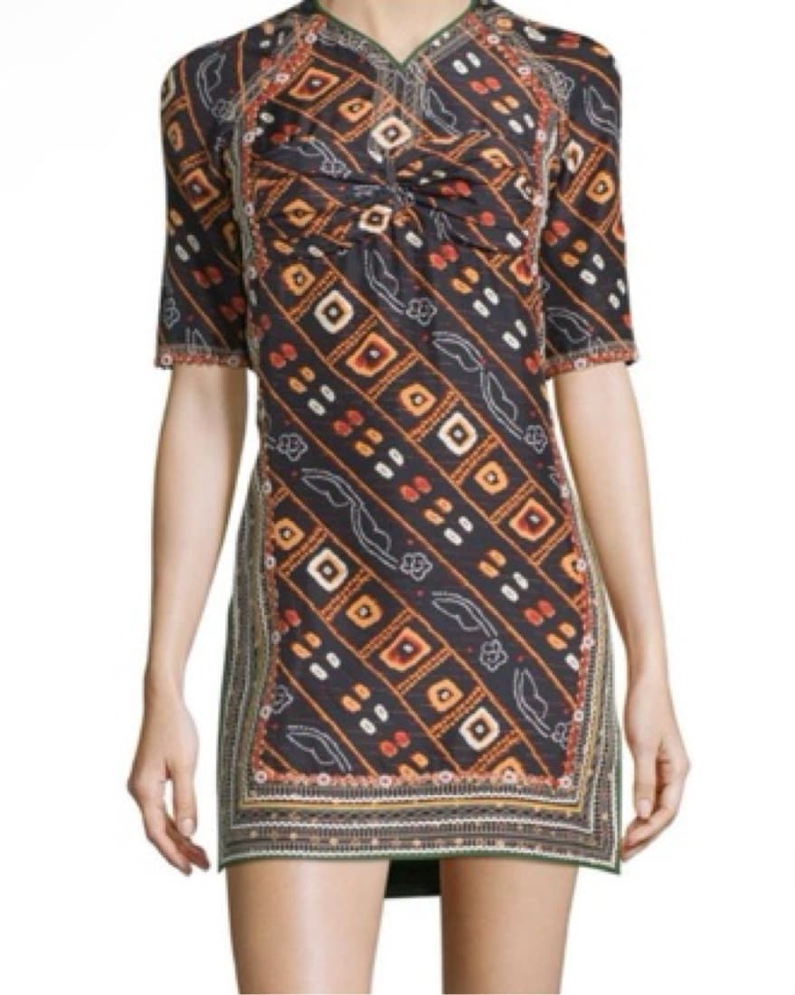 Isabel Marant Embroidered Mini Dress - Image 2