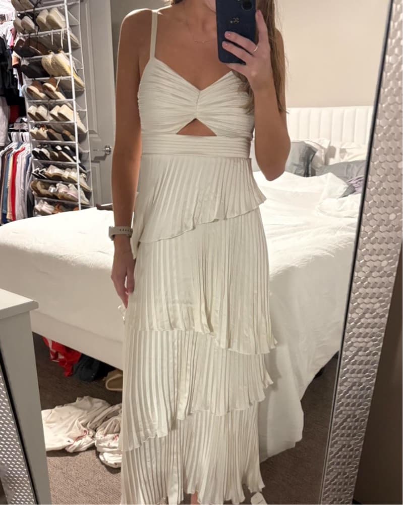 Abercrombie & Fitch Giselle Pleated Dres - Image 2