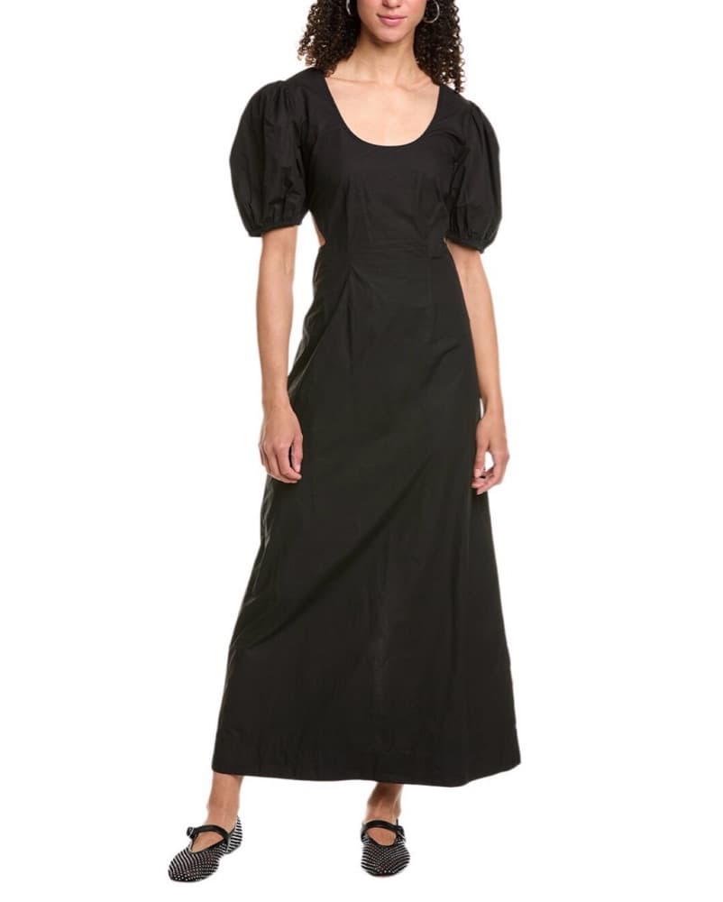 GANNI Cotton Maxi Dress - Image 1