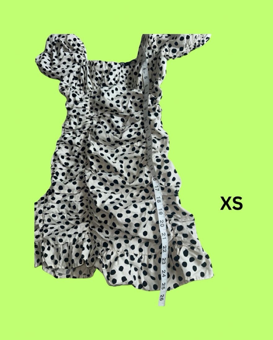 Zara Stylish Polka Dot Dress - Image 4