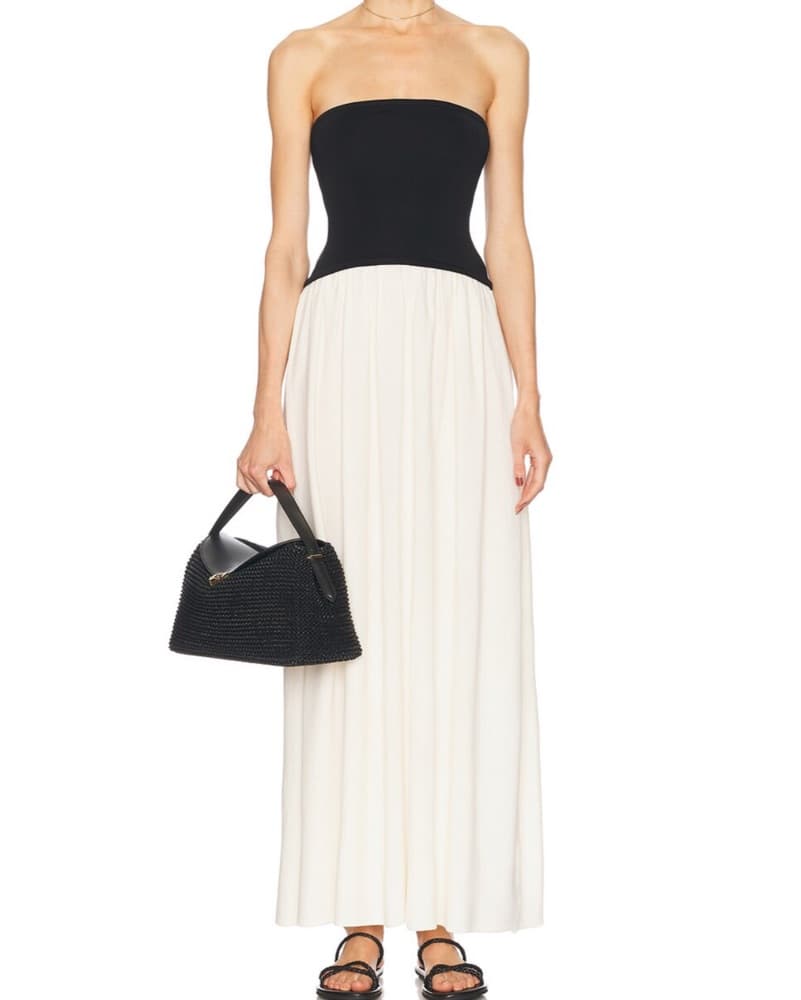 Solid & Striped Strapless Soglia Dress S - Image 2