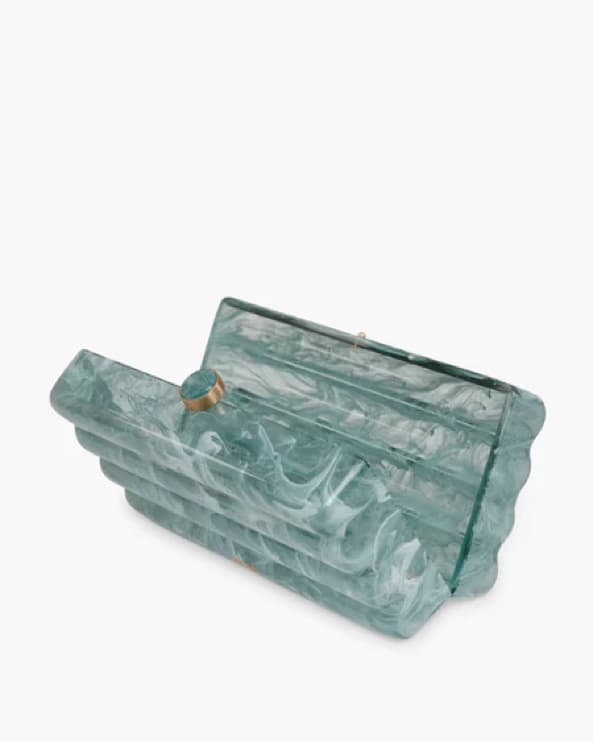 Cult Gaia Enid clutch, Seaspray  - Image 3