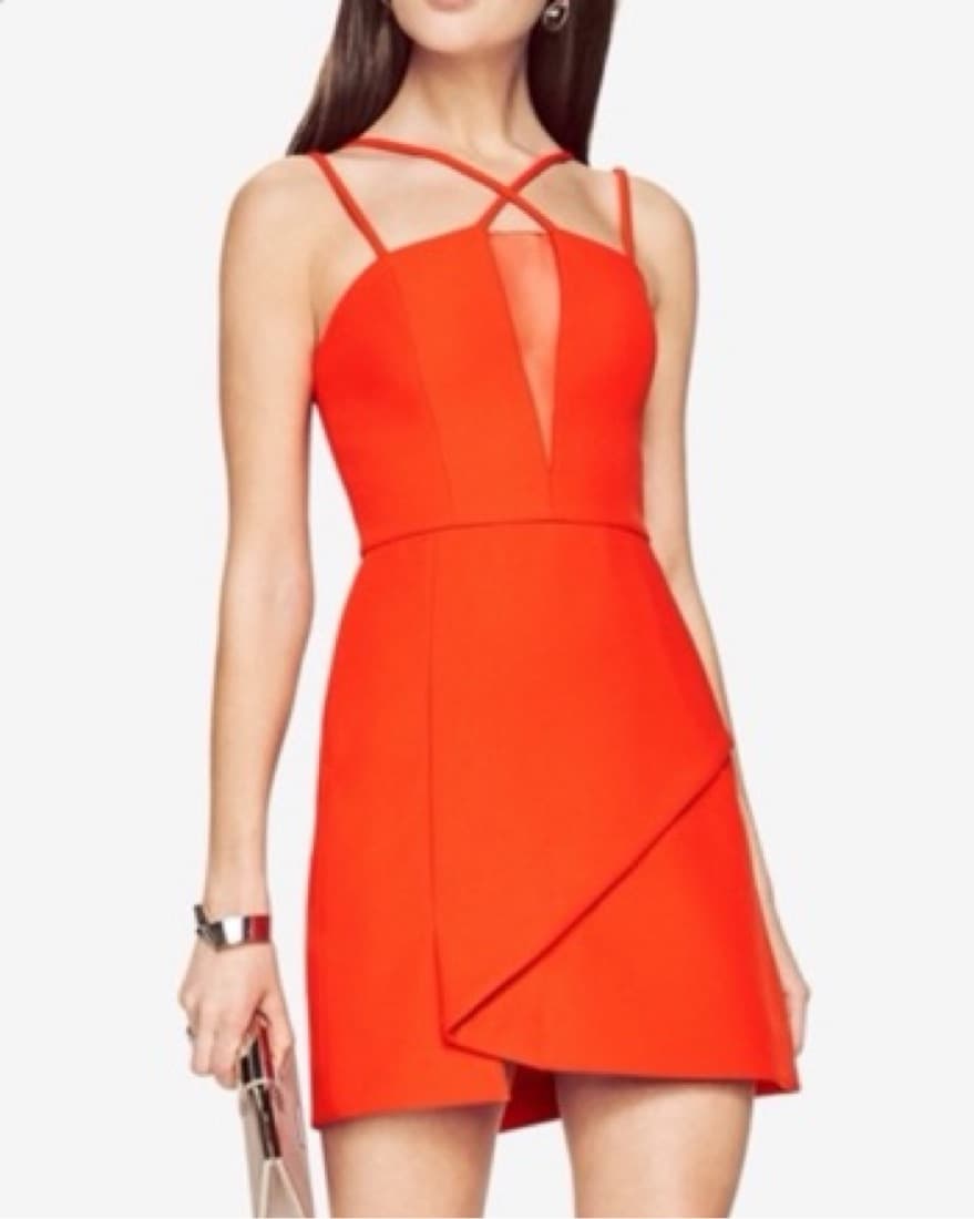 New BCBG Red Cocktail Dress - Image 1