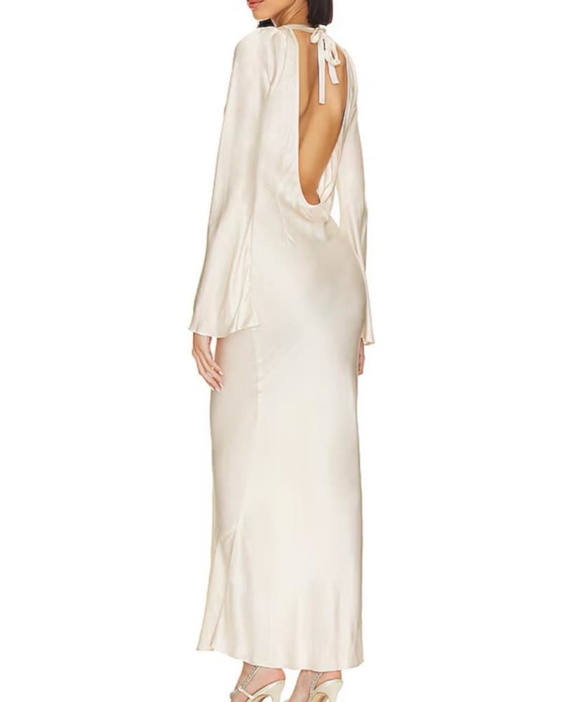 Stone Cold Fox Silk Dress - Image 2