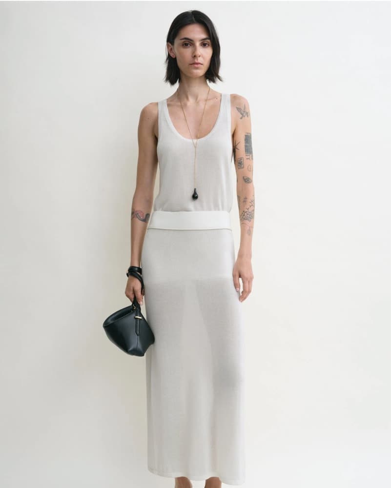 Toteme Long Cashmere Blend Tank XS - Image 1
