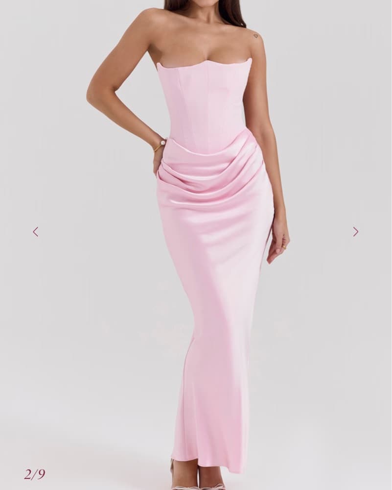 House Of CB Pink Gown  - Image 1