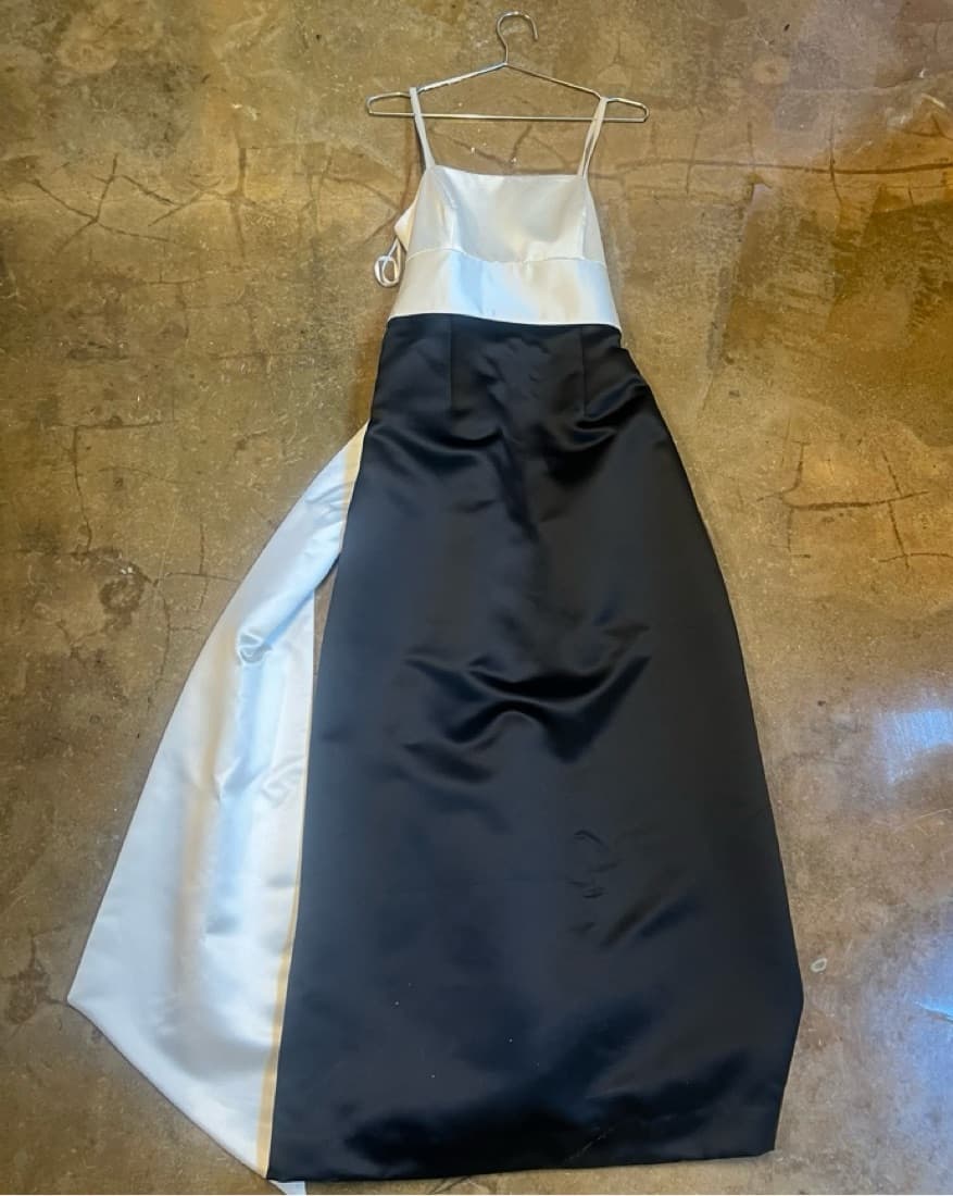 Vintage 90’s Black And White Dress - Image 5
