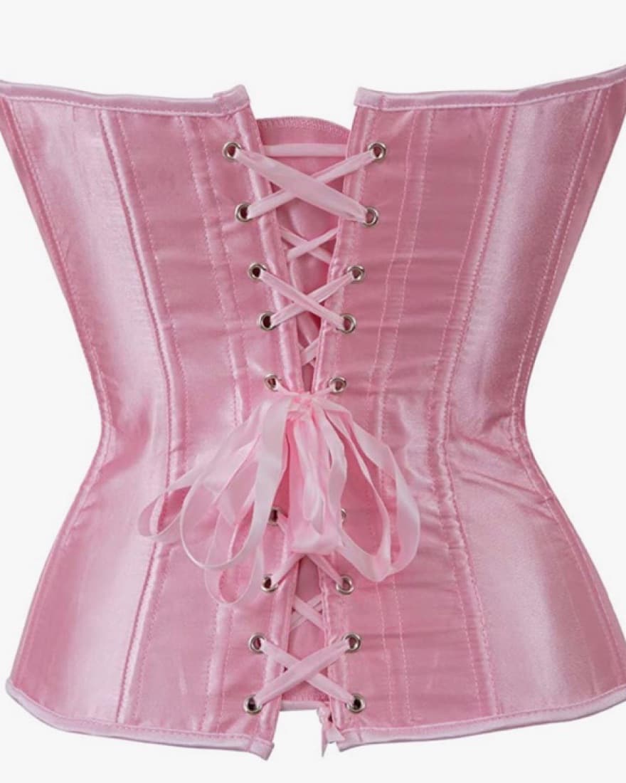 Pink Silk Corset - Image 2