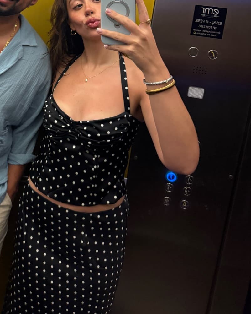 Polka Dot Skirt Set - Image 3