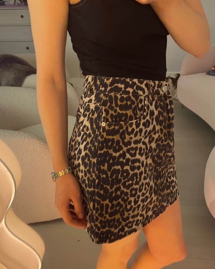 Ganni cheetah-print skirt 🐆 - Image 2