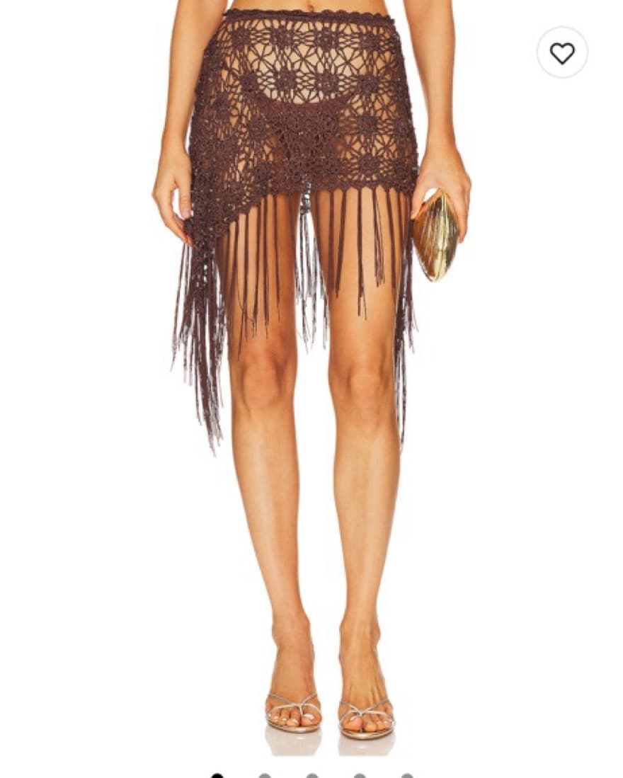 Frankies Bikinis Crochet Skirt  - Image 3