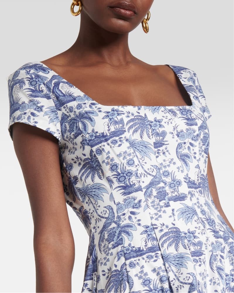 Staud Wells Short Sleeve Wells Dress  - Image 3