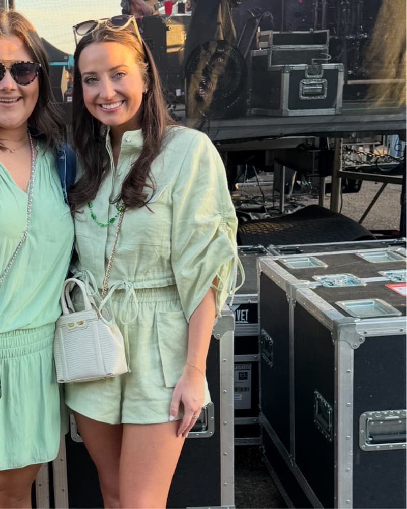Hevron Eva Top And Mira Shorts In green - Image 1