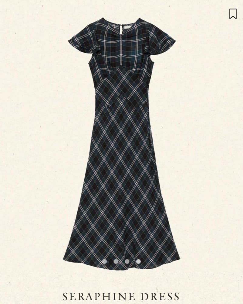 Doen Seraphene Plaid Dress - Image 4